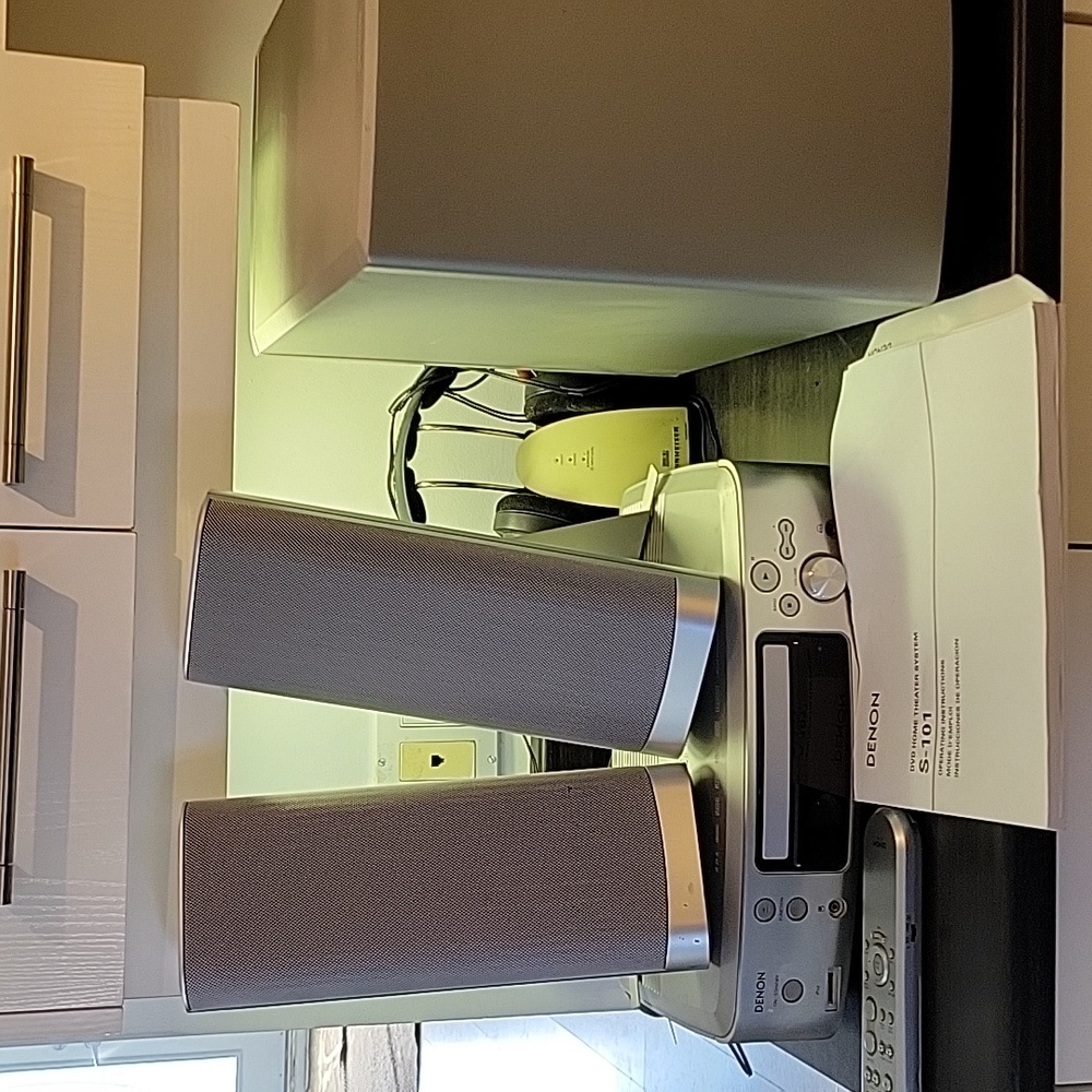 Denon S-301 ADV-S301 Home Theater System AV Receiver subwoofer & speakers cables